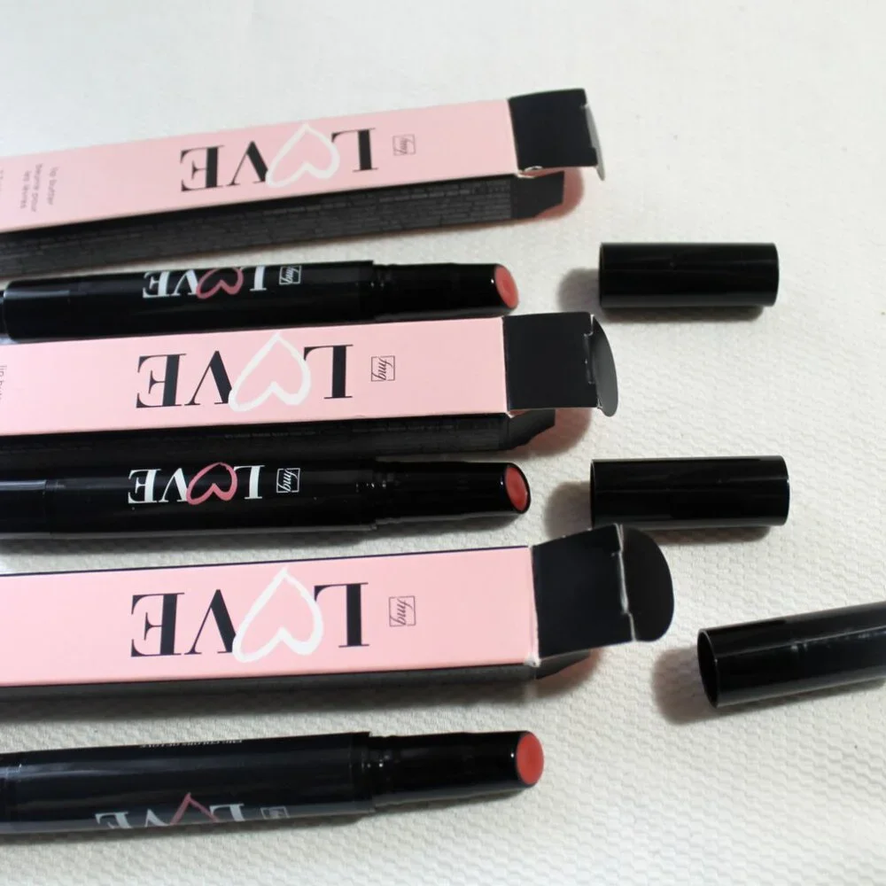 Lot of 3 fmg Love Lip Butter - Pucker Up, Flirtatious, Secret Crush, NIB